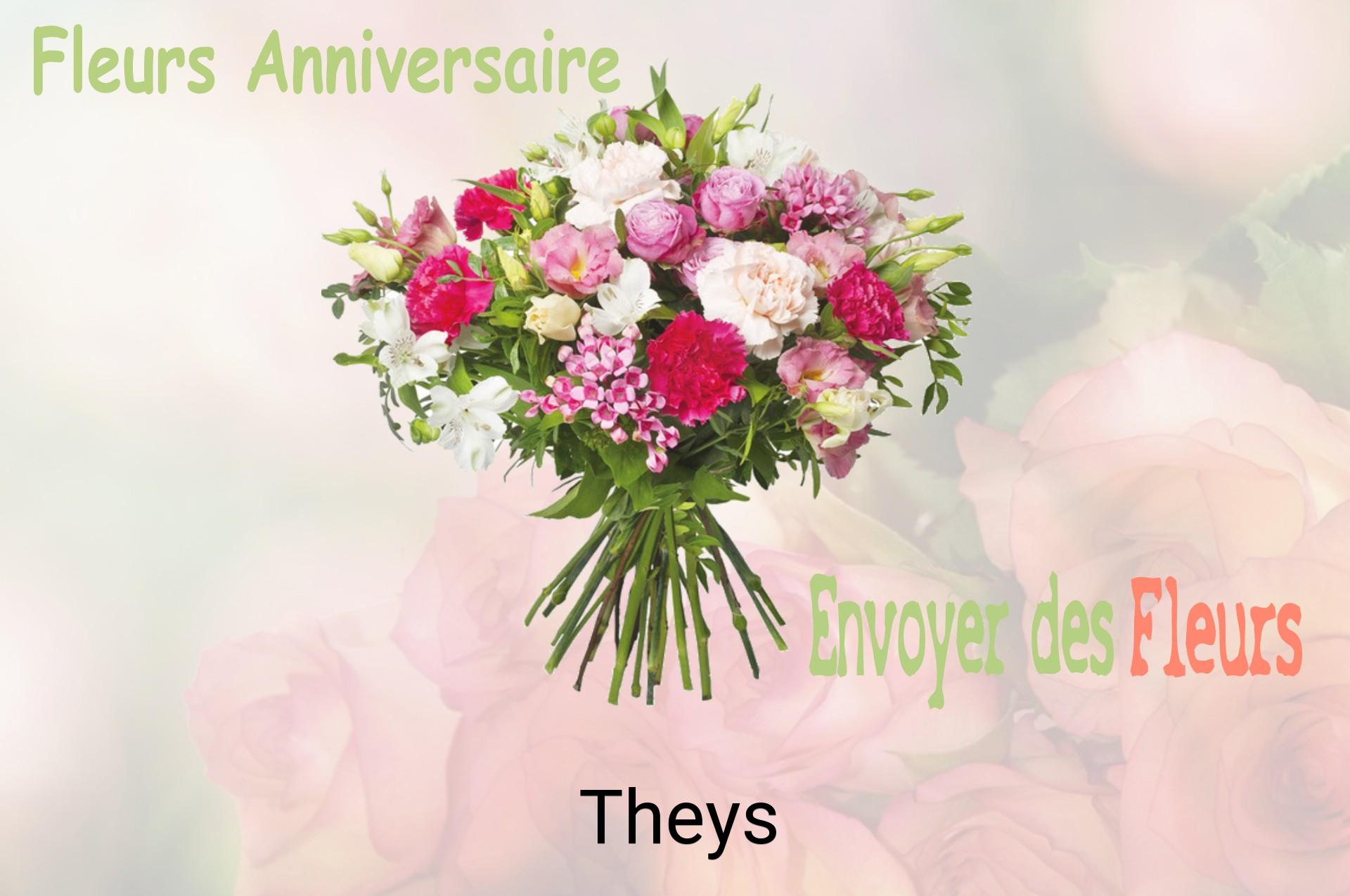 Bouquet de fleurs d’anniversaire livré à Theys